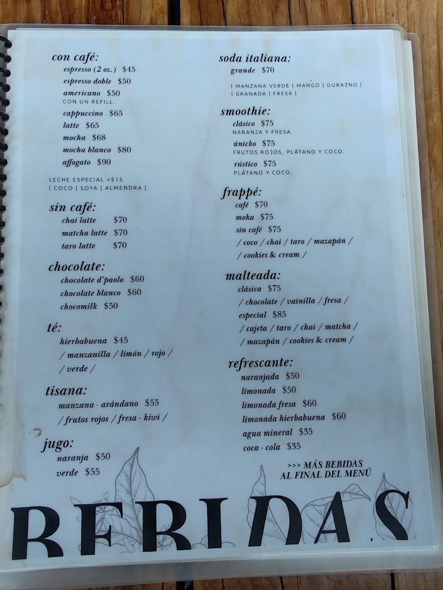 Menu La Unicka Taza-10