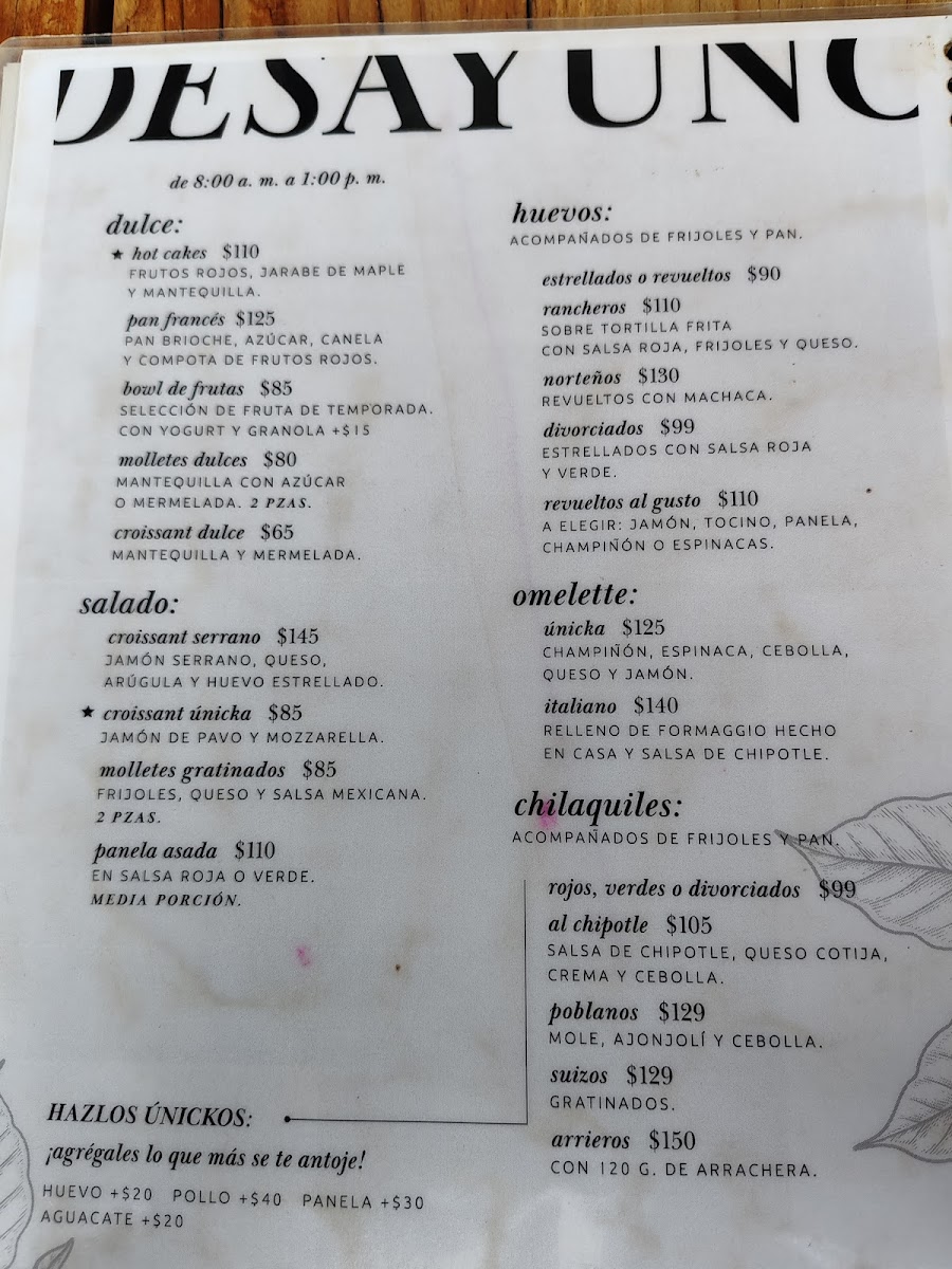 Menu La Unicka Taza-8
